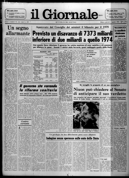 Il giornale nuovo : quotidiano del mattino